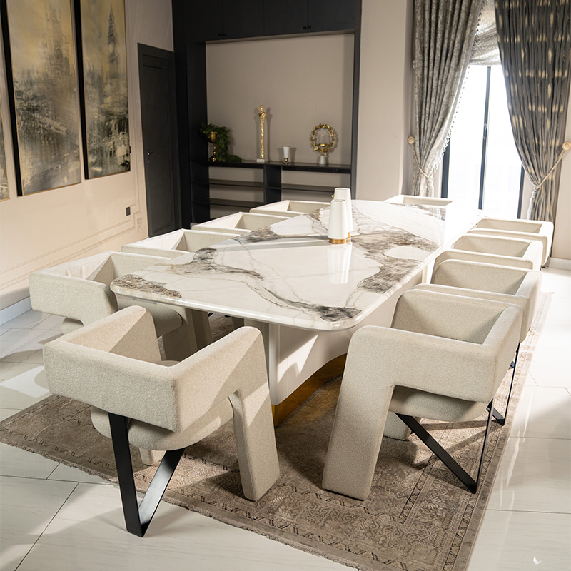 White Modern Dining - Image 16
