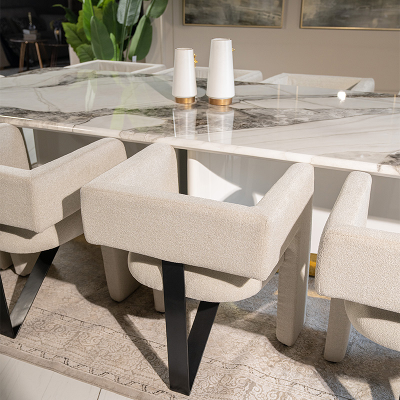White Modern Dining - Image 4