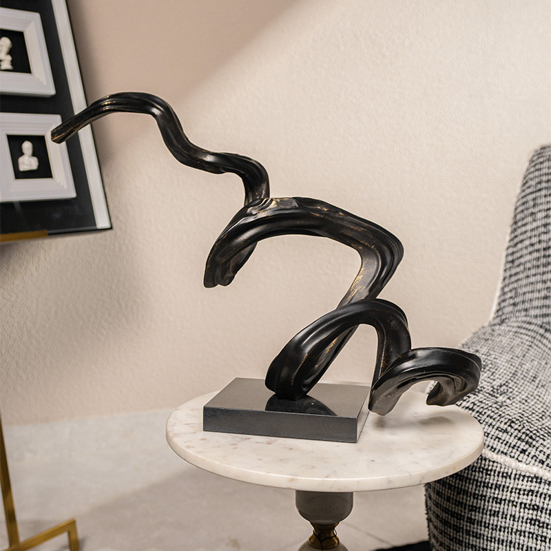 Single Black and White Sofa - Image 6