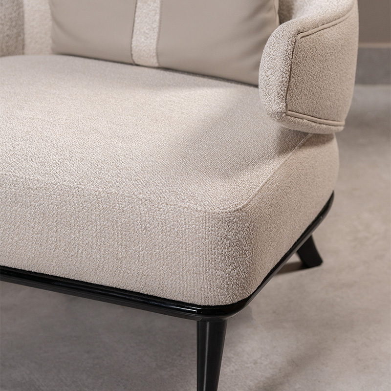 Two Seater White Sofa Setting - Image 6