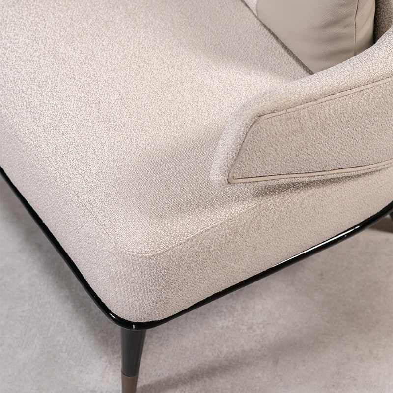 Two Seater White Sofa Setting - Image 8