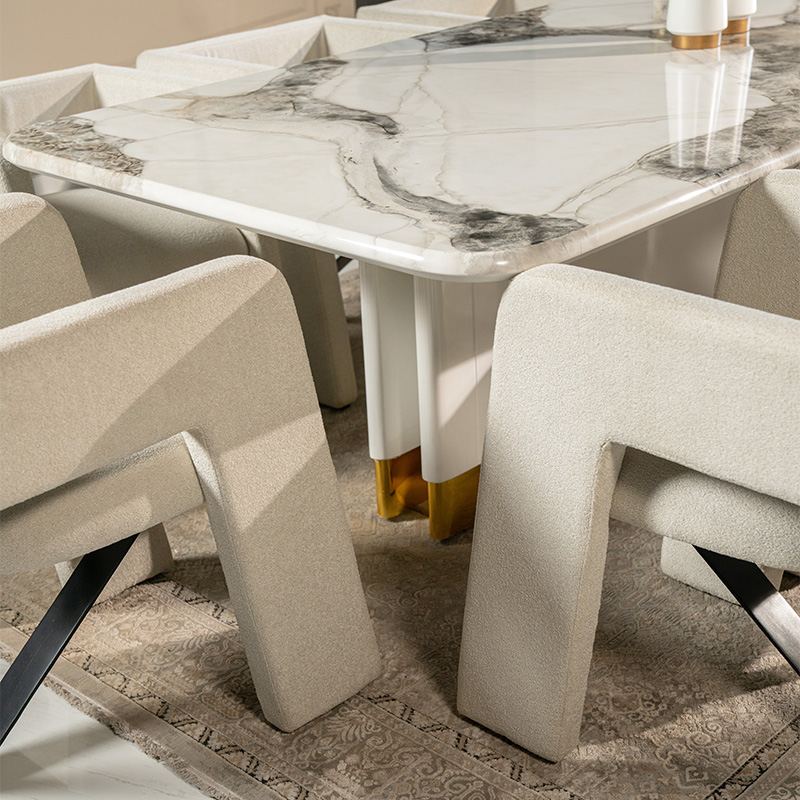 White Modern Dining - Image 8