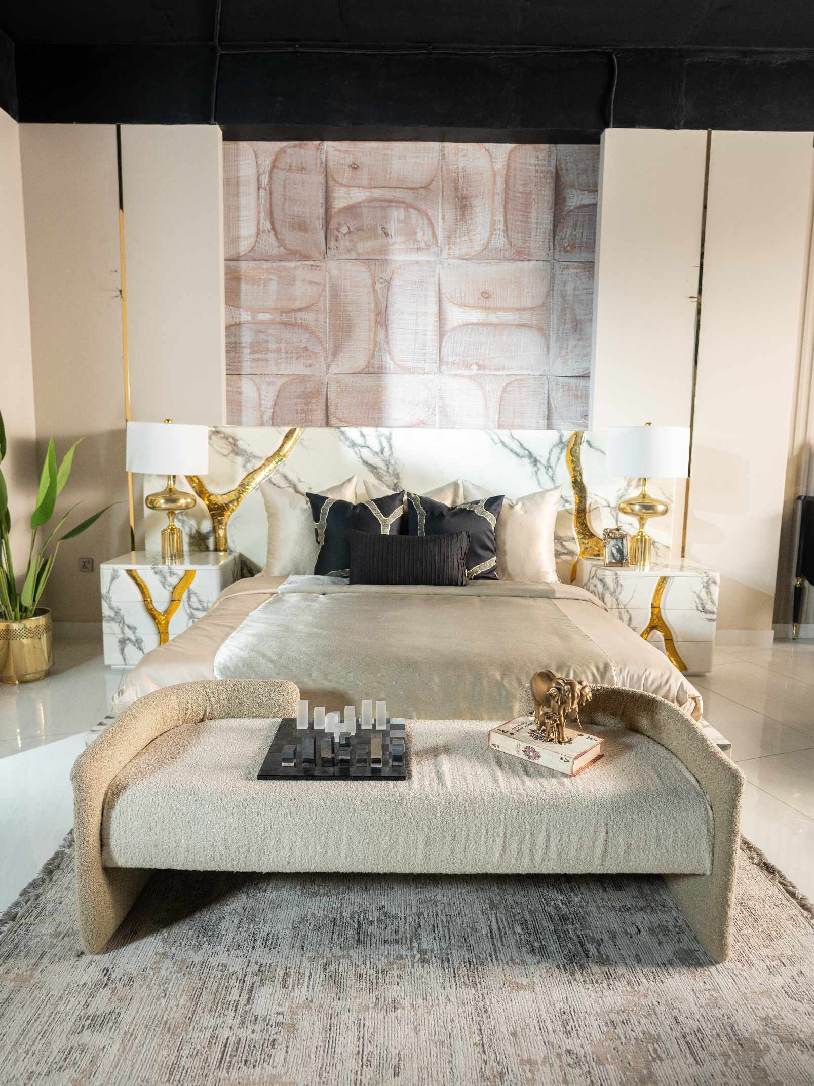 Modern White Bed - Image 4