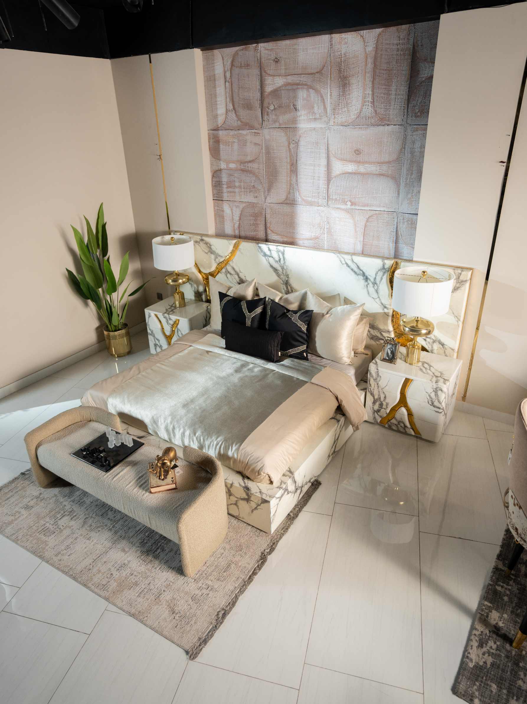 Modern White Bed - Image 7