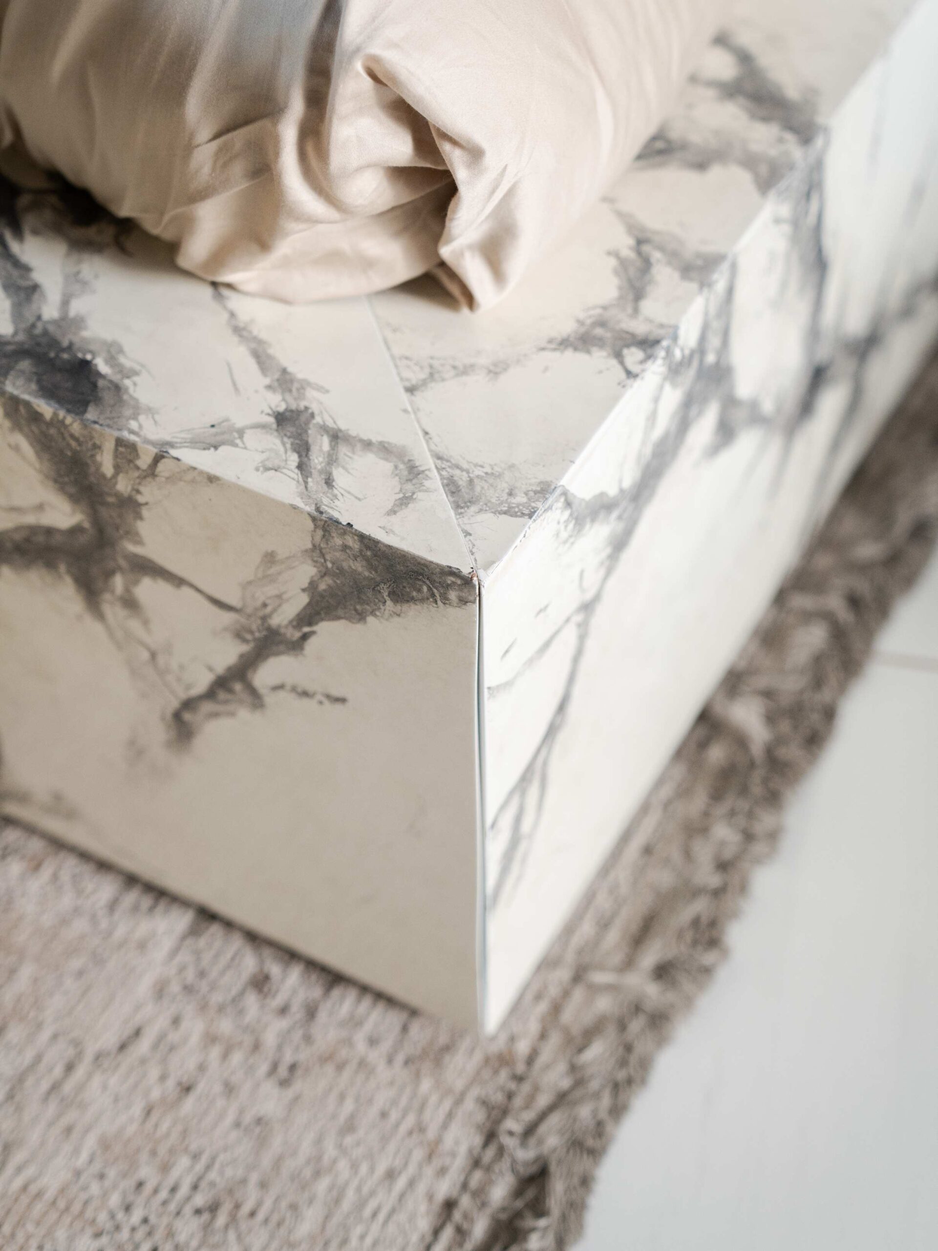 Modern White Bed - Image 10